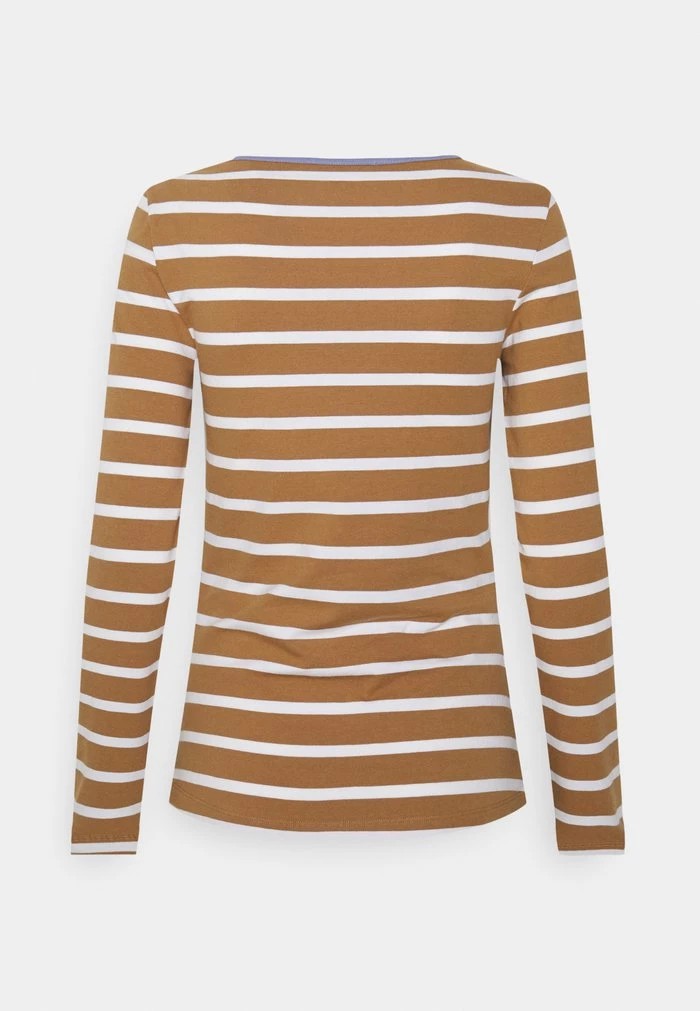 T-Shirt ANNA FIELD Anna Field Stripey Contrast Marron Femme | YPG-7668530